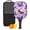 Black, variant on Pickleball Paddles Set Of 1, Fiberglass Surface, Boho Butterfly Decor, 1 Paddle, 2 Balls & Bag