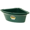 Little Giant 26 Quart Plastic Hanging Corner Livestock Feeder Bucket, Green