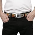 thumbnail image 3 of Buckle-Down Belt, Seatbelt Buckle Belt, Kokopelli Icon Western Tan Brown Reds, Youth 22 to 32 Inches, 3 of 9