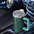thumbnail image 5 of Fashion 40oz Tumbler Vacuum Insulated Stainless Steel Handle Flip Straw Lid Leak Proof Travel Cup Gift for Him Her Travel Tumbler Must Have, 5 of 6