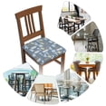 thumbnail image 7 of Honeii Blue Bathroom Print Square Cushion Cover with Elastic Band & Ties,Sofa Cushion Covers,Furniture Protector for Living Room,Washable Sofa Seat Slipcover-Two Pieces, 7 of 7