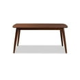 thumbnail image 2 of Baxton Studio Edna Table à Manger en Bois Fini Brun, 2 of 8