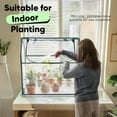 thumbnail image 4 of Quictent Portable Mini Cloche Greenhouse w/ Elevated Bottom, Reinforced High Light Transmission Waterproof UV-Resistant Hot House for Indoor Outdoor, 36" x 18" x 33", Clear, 4 of 8