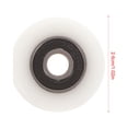 thumbnail image 2 of ROSENICE 4Pcs White PVC and Metal Shower Door Wheels for Smooth Sliding in Bathrooms, 2 of 8