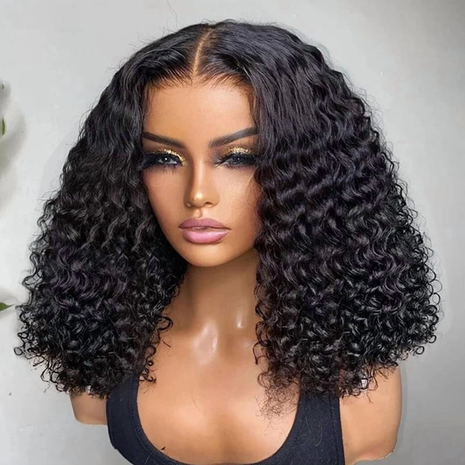 Pre Cut No Glue Water Wave 13x4 Bob Wigs Curly 7x5 Glueless Wig Human Hair Ready To Go Lace Frontal Wigs For Women Pre Plucked