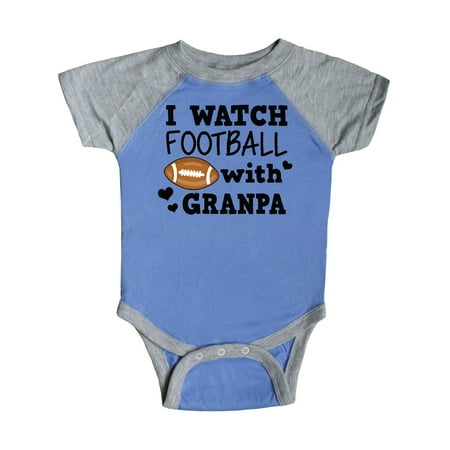

Inktastic I Watch Football with My Granpa Gift Baby Boy Bodysuit