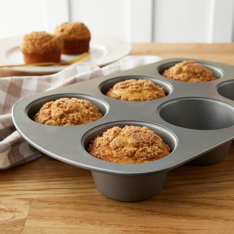 6 Pack: Non-Stick Jumbo Muffin Pan by Celebrate It® 
