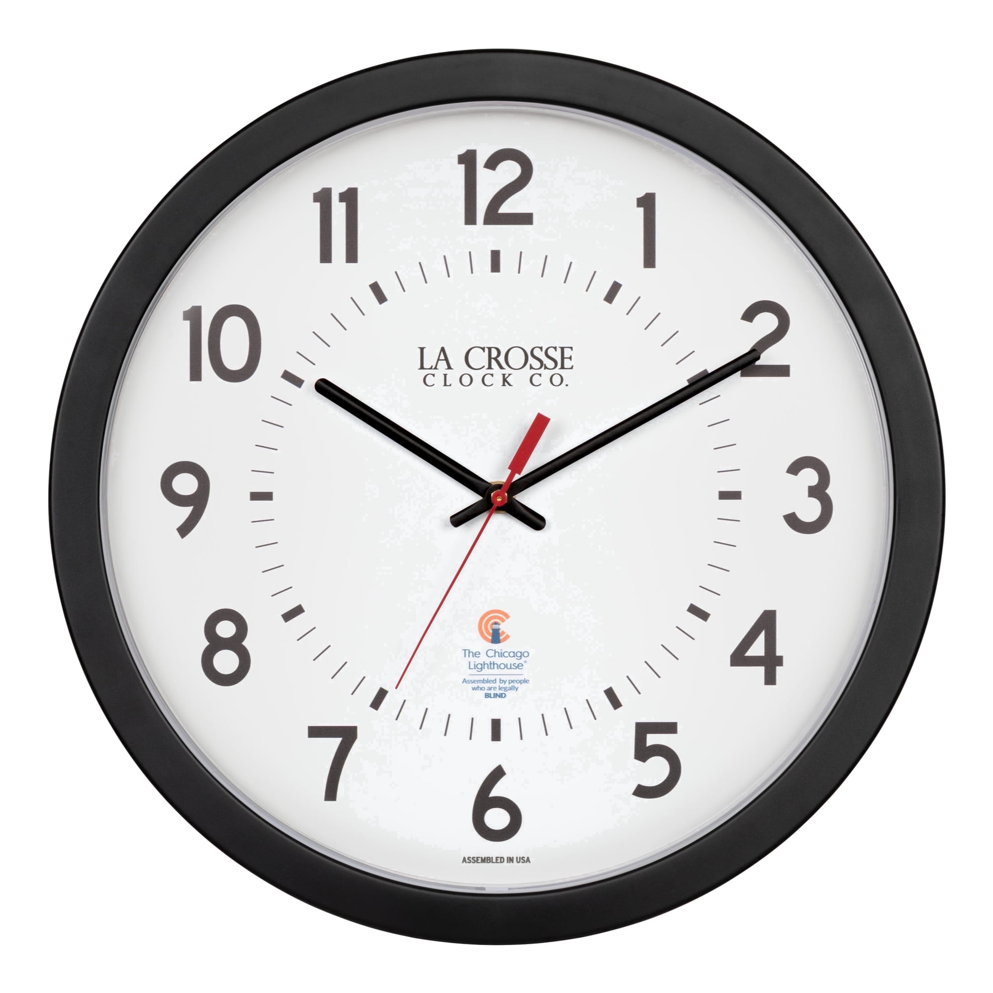 La Crosse Clock 14 . 5 inch Chicago Lighthouse Analog Quartz Wall Clock, 404 5537