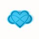 thumbnail image 1 of Llavero de amor for el día de San Valentín, molde epoxi, colgante de llavero de pareja de diamantes de amor infinito for decoración de mochila, 1 of 4