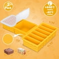 thumbnail image 6 of 2-Pack Silicone Freezer Trays with Lid, 2 Large 2-Cup(500Ml) & 6 Small 1/2-Cup(1, 6 of 10