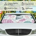 thumbnail image 4 of GZHJMY Car Front Windshield Sunshade UV Heat Protection, Foldable Auto Windshield Sun Visor for Sedan SUV Cosmic Element Icon, Car Sunscreen Blocks UV Rays Heat 51x27.5inch Keep Vehicle Cool, 4 of 5