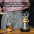 thumbnail image 4 of 5/10/15Pcs Stainless Steel Coffee Filters  Foldable Coffee Funnel Dripper  Free of Filter Paper Reusable Pour Over Coffee Filters, 4 of 10