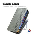 thumbnail image 5 of Dteck Case for Apple iPhone 13 Pro 6.1-inch,Luxury Leather Card Holder Wallet Hybrid Rubber Flip Magnetic Case Kickstand Protective Phone Cover,Gray, 5 of 7