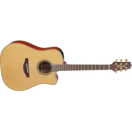 Takamine P3DC Dreadnought Cutaway Acoustic Electric Guitar With Case, Natural