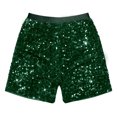 thumbnail image 4 of Afdoent Womens Shorts High Waist Sequin Shorts Fashionable Glitter Party Clubwear Evening Casual Summer Bottoms Comfy Trendy Beach Shorts, 4 of 5