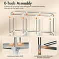thumbnail image 5 of Portable Closet Organizer, Hanging Clothing Rack Shelf, Dustproof Non-woven Fabric Wardrobe Closet Storage, Black, 5 of 12