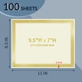 thumbnail image 2 of Certificate Papers SUNEE, 100 hojas, color marfil con borde dorado, 2 of 7