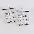 thumbnail image 2 of Rhodium-Plated Cufflinks with Legal Scales, 2 of 2