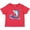 Red, variant on Inktastic Fourth of July Shark Surfing Boys or Girls Baby T-Shirt