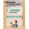 thumbnail image 5 of Momcozy Auto Lock Retractable Baby Gate, Stairs Safety Gate for Baby and Pet, 33" X 55", for Stairs, Doorways, Hallways, 5 of 11