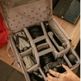 thumbnail image 3 of Langly Sierra Camera Backpack - Ash. Stylish, Durable, Water-Resistant Camera Bag, 3 of 12