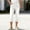 White Capri Pants for Women, variant on CFLVAEK Denim Print Capri Pants for Women Straight Wide Leg Capris with Pockets Summer Casual High Waisted Cropped Pant White M