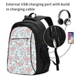 thumbnail image 2 of Balery Cute Rabbit And Heart Print USB Charging Backpack for Men and Women - Water-Resistant, Anti-Theft Laptop Backpack with USB Port for Travel, Work, School, and College, 2 of 7