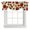 Red Beige, variant on Tie Up Valances for Windows, Pink Strawberry Adjustable Valance Curtains Window Treatment for Living Room, Spring Floral Watercolor Summer Botanical Rod Pocket Kitchen Curtains & Drapes 60x18 Inch