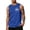 Blue, variant on 4th of July American Flag Patriotic Tank Top Shirts Mens Muscle Sleeveless Graphic Gym Workout Shirt