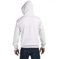 thumbnail image 2 of Adult Heavy Blend™ Full-Zip Hooded Sweatshirt - WHITE - XL, 2 of 2