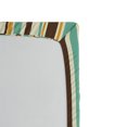 thumbnail image 2 of Ambesonne Striped Fitted Sheet, Nostalgic Fashion Art, Twin Size, Brown Teal, 2 of 2