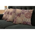 thumbnail image 5 of Ambesonne Vintage Throw Pillow Cover 4 Pack, Antique Morroccan Art, 20", Dried Rose Ivory, 5 of 5