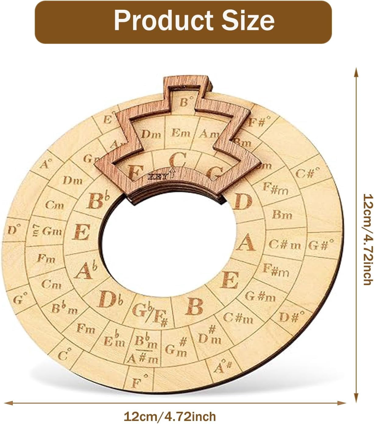Music Student Tool Music Transpose Wheel Tool - Instant Note, Chord ...