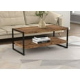 thumbnail image 4 of Safdie & Co. Coffee Table 47.25L Brown Reclaimed Wood Black Metal, 4 of 4