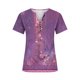 thumbnail image 4 of Fiudx Ofertas de La Semana Blusa con Botones de Color y Cuello Redondo, Informal, Cómoda Ya La Moda para Mujer, 4 of 5