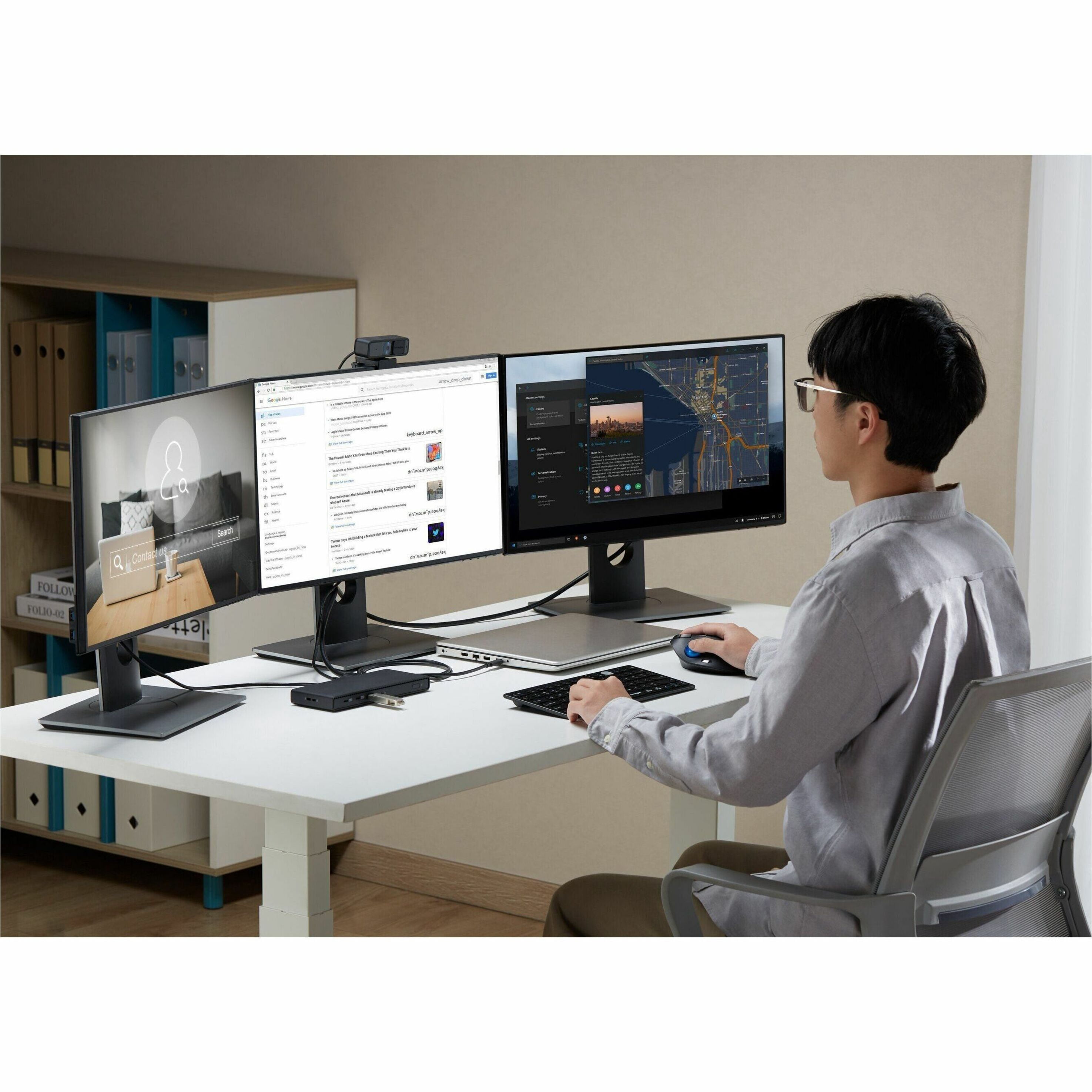 Kensington SD4842P EQ USB-C 10Gbps Triple Video Driverless Docking Station