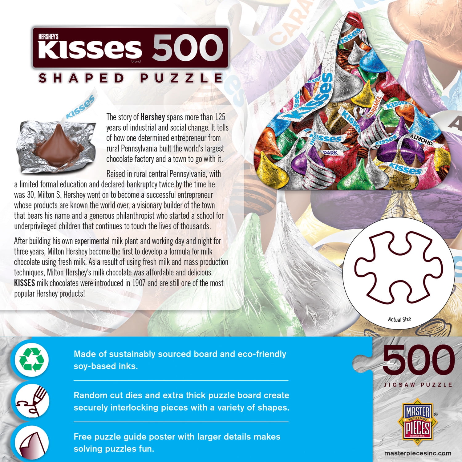 Authentic 3 kiss puzzles