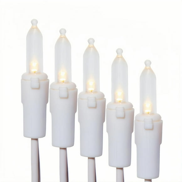 Guirnalda de luces navideñas LUCKY SHINE, 100 LED, 10,7 m, blanco cálido, 110 V