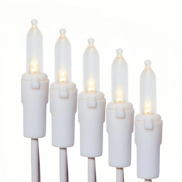 Guirnalda de luces navideñas LUCKY SHINE, 100 LED, 10,7 m, blanco cálido, 110 V