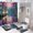 Ship-3, variant on Fantasy Ship Print Shower Curtain Set 4-Set Magical Night Scene Moonlight Bathroom Decor Set Includes U-Mat ,Floor Mat ,Toilet Cover Mat ,Shower Curtain with 12 Hooks,72inx72in