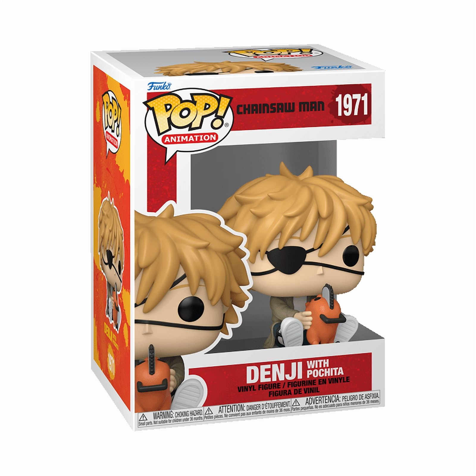 Funko Pop! Animation: Chainsaw Man - Denji with Pochita Vinyl Figure