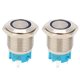thumbnail image 1 of 2 interruptores de botón de 12 ~ 24 V CC, interruptor de botón de metal autoblocante de 16 mm con azul claro VoborMX herramienta, 1 of 8