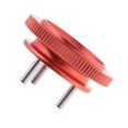 thumbnail image 1 of Rueda volante RC Parts Piezas de repuesto de aleación de 3 pines volante para HSP 1/8 RC Gas-powered Car Red rojo Magideal Rueda volante RC Parts, 1 of 6