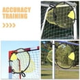 thumbnail image 3 of LOLIPPYY 2Pcs Youth Practice Football Goal Net Nylon Yellow For Backyard for Fan Gear, 3 of 8