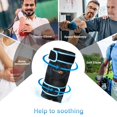 thumbnail image 4 of SuzziPad Elbow Ice Pack Wrap – Wearable Cold Compression Sleeve for Elbow & Forearm, Reusable Ice Pack for Tennis & Golf Recovery, Black, 4 of 4