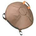 thumbnail image 3 of Bolsa de tambor de mano Estuche de tambor de mano,Accesorios,Doble hombro Absorción de impacto Estuche de instrumentos impermeable Cubierta de estuche marrón, 3 of 9