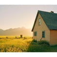 thumbnail image 3 of Rapson, Sol 14x12 Black Modern Framed Museum Art Print Titled - Golden Tetons, 3 of 5