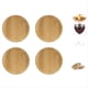 thumbnail image 5 of Juego de Posavasos de 4 Copas de Vino, Copa de Vino de 4 Pulgadas, Decoración de , Posavasos de Bambú para Copa de Vino, 5 of 10