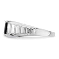 thumbnail image 4 of Auriga Fine Jewelry 14K White Gold Square Onyx and Men's Diamond Ring Size- 10, 4 of 6