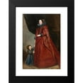 thumbnail image 2 of Anthony van Dyck 17x24 Black Modern Framed Museum Art Print Titled - A Genoese Lady with Her Child (C. 1623-1625), 2 of 5